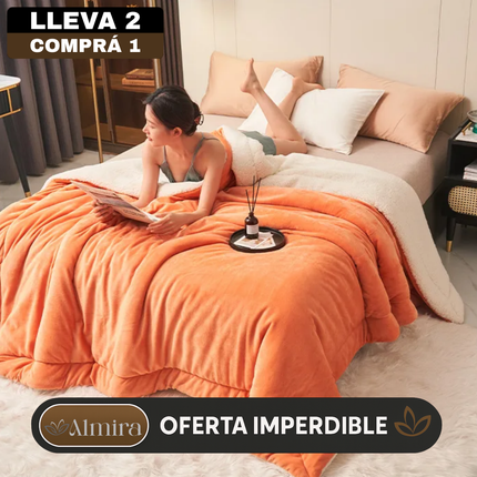 [Llevá 2 Pagá 1] Manta de Lujo FlannelDream 100% Lana (¡Calor Intenso y Suavidad Incomparable!)