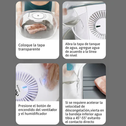 [Llevá 2 Pagá 1] Máquina de Descongelado Rápido con Temperatura Inteligente (¡Descongelá en menos de 1 Minuto!) +REGALO: Kit de Utensilios de Cocina