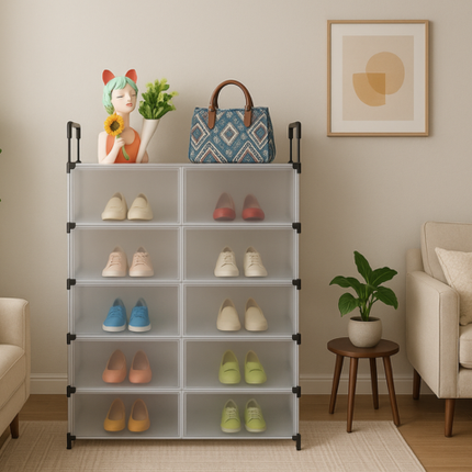 [Llevá 2 Pagá 1] Organizador de Zapatos de 6 Niveles Portátil (¡Práctico y Organizado!)