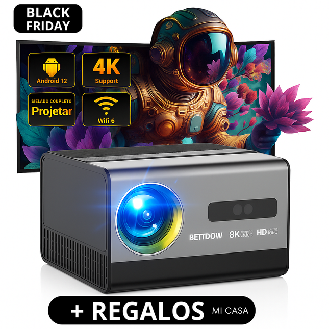 Proyector Portátil – Alta definición para películas, deportes y juegos