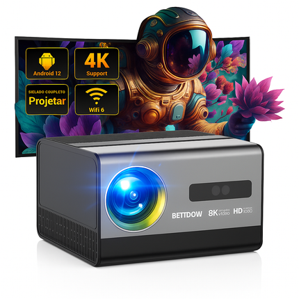 Proyector Portátil – Alta definición para películas, deportes y juegos