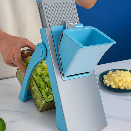 [Llevá 2 Pagá 1] Cortador de Verduras Multifuncional en Acero Inoxidable con Hoja Ajustable +REGALO: Kit de Utensilios de Cocina