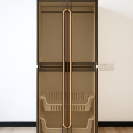 [Llevá 2 Pagá 1] Armario Organizador Desmontable con Divisiones Inteligentes y Puertas Ahumadas