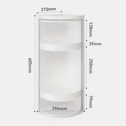 [Llevá 2 Pagá 1] Armario Organizador Portátil Giratorio de 3 Niveles +REGALO: Porta especiero