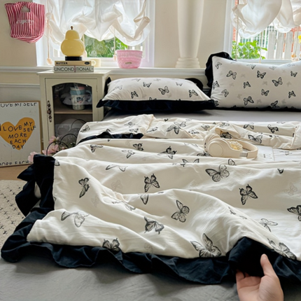 [Llevá 2 Pagá 1] Juego Completo de Ropa de Cama Estampada en 100% Algodón Premium +REGALOS: 2 Fundas para Almohada