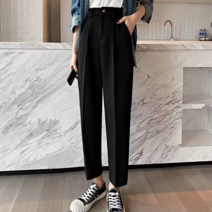 [Llevá 3 Pagá 2] Pantalón de Sastrería Aurora con Tiro Alto (¡Sofisticación y Comodidad en un Solo Look!)