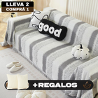 [Llevá 2 Pagá 1] Funda para Sofá Encanto en Algodón y Poliéster +REGALOS: 2 Almohadones