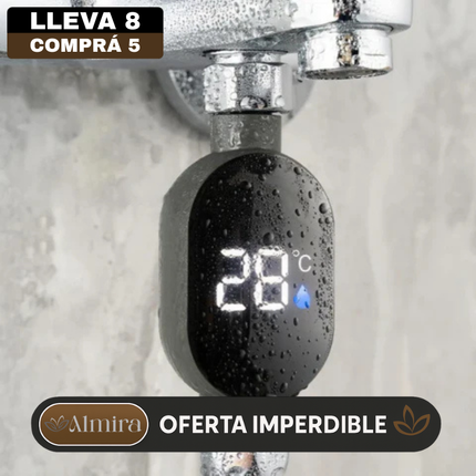 [Llevá 2 Pagá 1] Regulador de Temperatura para Grifos con Pantalla Digital Touchscreen