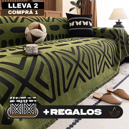 [Llevá 2 Pagá 1] Funda para Sofá Confortable (Calidad y Comodidad Para Tu Hogar) +2 REGALOS: 2 Fundas para Almohadones