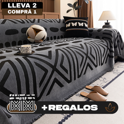 [Llevá 2 Pagá 1] Funda para Sofá Confortable (Calidad y Comodidad Para Tu Hogar) +2 REGALOS: 2 Fundas para Almohadones