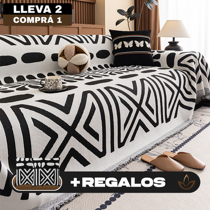 [Llevá 2 Pagá 1] Funda para Sofá Confortable (Calidad y Comodidad Para Tu Hogar) +2 REGALOS: 2 Fundas para Almohadones
