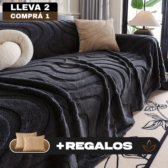 [Llevá 2 Pagá 1] Funda para Sofá Samira Completa en Algodón +2 Regalos: Fundas para Almohadones