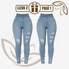 [Llevá 2 Pagá 1] Pantalón de Mujer en Jean Modelador (¡Moldea con Comodidad!)