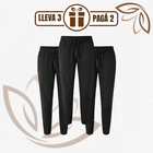 [Llevá 3 Pagá 2] Pantalón Lana en Tejido de Algodón y Poliéster con Interior de Peluche (Calentito, Elegante y Súper Cómodo!)