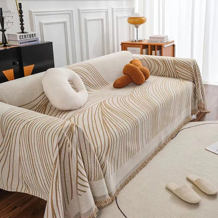 [¡Llevá 2 Pagá 1!] Funda para Sofá Clara(Calidad y Comodidad para tu Hogar) + 2 REGALOS: 2 Fundas para Almohadones